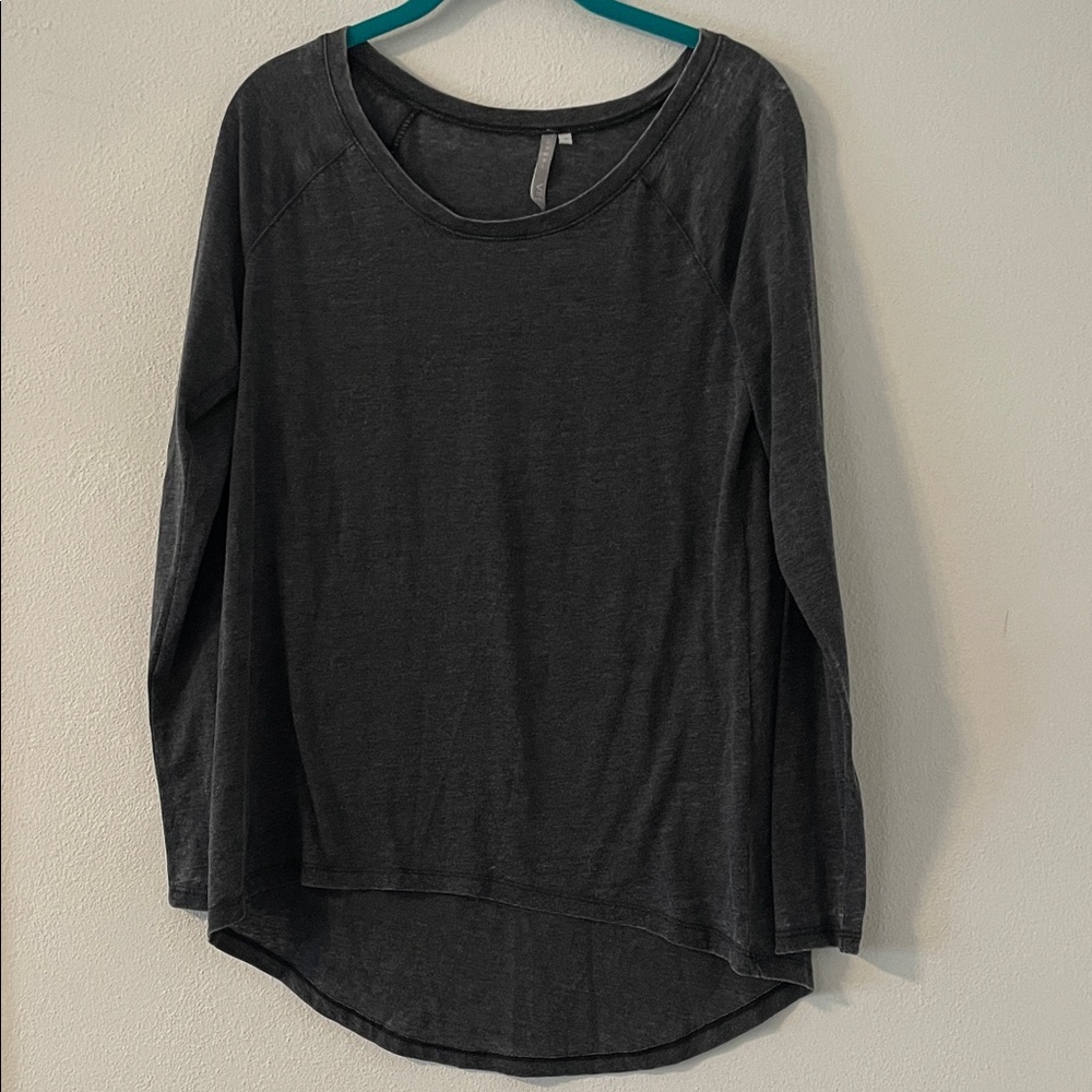 Light Charcoal Long Sleeve Top Sz S